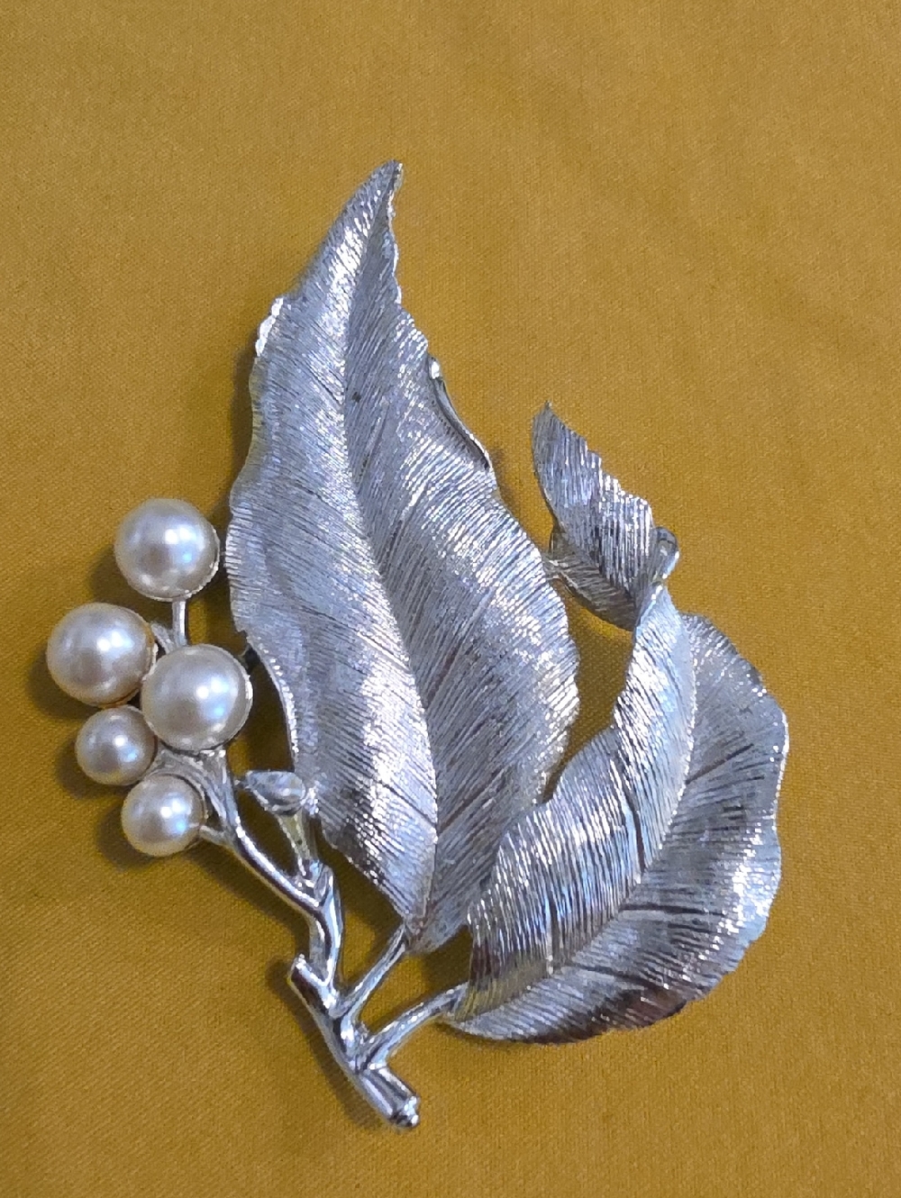 Vintage 1963 "Silvery Splendor" costume jewelry set designed by Sarah Coventry